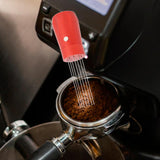 Maxbell Stainless Steel Coffee Stirrer Coffee Stirring Tool for Coffee Shop Hotel Red