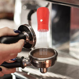 Maxbell Stainless Steel Coffee Stirrer Coffee Stirring Tool for Coffee Shop Hotel Red