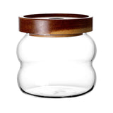 Maxbell Storage Jar with Airtight Lid Transparent Food Storage Canisters for Kitchen 340ML thread