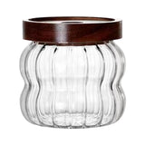 Maxbell Storage Jar with Airtight Lid Transparent Food Storage Canisters for Kitchen 340ML vertical