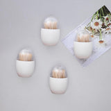 Maxbell Creative Toothpick Box with Lid Egg Shape for Dinner Table Hotel Decoration