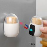 Maxbell Creative Toothpick Box with Lid Egg Shape for Dinner Table Hotel Decoration