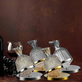 Maxbell 360 Degree Rotating Wine Decanter Wine Aerator for Party Events Accessories Argent