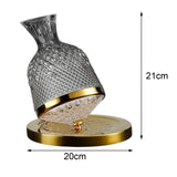 Maxbell 360 Degree Rotating Wine Decanter Wine Aerator for Party Events Accessories Aureate