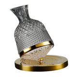 Maxbell 360 Degree Rotating Wine Decanter Wine Aerator for Party Events Accessories Aureate