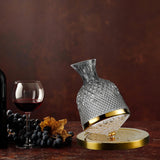 Maxbell 360 Degree Rotating Wine Decanter Wine Aerator for Party Events Accessories Aureate