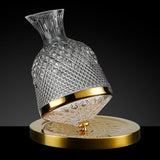Maxbell 360 Degree Rotating Wine Decanter Wine Aerator for Party Events Accessories Aureate