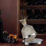 Maxbell 360 Degree Rotating Wine Decanter Wine Aerator for Party Events Accessories Argent Base
