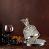 Maxbell 360 Degree Rotating Wine Decanter Wine Aerator for Party Events Accessories Argent Base