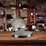 Maxbell 360 Degree Rotating Wine Decanter Wine Aerator for Party Events Accessories Argent Base