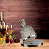 Maxbell 360 Degree Rotating Wine Decanter Wine Aerator for Party Events Accessories Argent Base