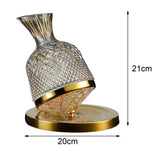 Maxbell 360 Degree Rotating Wine Decanter Wine Aerator for Party Events Accessories Aureate Base