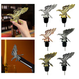 Maxbell Eagle Shape Wine Pourer Red Wine Pourer Spout Zinc Alloy for Household Home Argent
