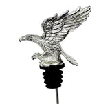Maxbell Eagle Shape Wine Pourer Red Wine Pourer Spout Zinc Alloy for Household Home Argent