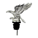 Maxbell Eagle Shape Wine Pourer Red Wine Pourer Spout Zinc Alloy for Household Home Argent