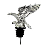 Maxbell Eagle Shape Wine Pourer Red Wine Pourer Spout Zinc Alloy for Household Home Argent