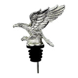 Maxbell Eagle Shape Wine Pourer Red Wine Pourer Spout Zinc Alloy for Household Home Argent