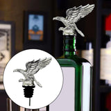Maxbell Eagle Shape Wine Pourer Red Wine Pourer Spout Zinc Alloy for Household Home Argent
