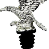 Maxbell Eagle Shape Wine Pourer Red Wine Pourer Spout Zinc Alloy for Household Home Argent