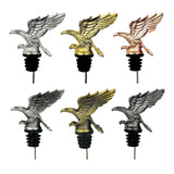 Maxbell Eagle Shape Wine Pourer Red Wine Pourer Spout Zinc Alloy for Household Home Argent