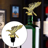 Maxbell Eagle Shape Wine Pourer Red Wine Pourer Spout Zinc Alloy for Household Home Aureate