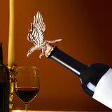 Maxbell Eagle Shape Wine Pourer Red Wine Pourer Spout Zinc Alloy for Household Home Rose Aureate