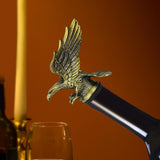 Maxbell Eagle Shape Wine Pourer Red Wine Pourer Spout Zinc Alloy for Household Home Copper