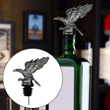 Maxbell Eagle Shape Wine Pourer Red Wine Pourer Spout Zinc Alloy for Household Home Black