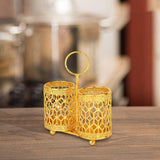 Maxbell Chopsticks Holder Silverware Caddy Utensil Drying Rack for Countertop Home 12cmx8cm