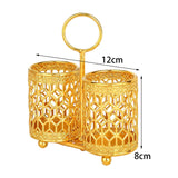 Maxbell Chopsticks Holder Silverware Caddy Utensil Drying Rack for Countertop Home 12cmx8cm