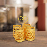 Maxbell Chopsticks Holder Silverware Caddy Utensil Drying Rack for Countertop Home 11.6cmx8cm