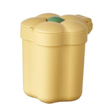 Maxbell Mini Desktop Trash Can Mini Wastebasket Garbage Bin Waste Can for Bathroom Yellow