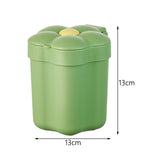 Maxbell Mini Desktop Trash Can Mini Wastebasket Garbage Bin Waste Can for Bathroom Green