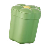 Maxbell Mini Desktop Trash Can Mini Wastebasket Garbage Bin Waste Can for Bathroom Green