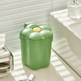 Maxbell Mini Desktop Trash Can Mini Wastebasket Garbage Bin Waste Can for Bathroom Green