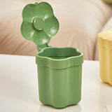 Maxbell Mini Desktop Trash Can Mini Wastebasket Garbage Bin Waste Can for Bathroom Green