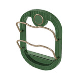 Maxbell Wall Mounted Pot Cover Frame Hole Free for Cabinet Plates Chopping Boards Green