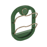 Maxbell Wall Mounted Pot Cover Frame Hole Free for Cabinet Plates Chopping Boards Green