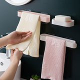 Maxbell Kitchen Paper Towel Rack Hanging Storage Shelf for Bathroom Toilet Washroom White