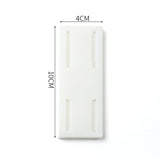 Maxbell 4 Pieces Power Strip Mount Holder Punching Free Sticky Practical Universal