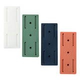 Maxbell 4 Pieces Power Strip Mount Holder Punching Free Sticky Practical Universal
