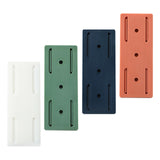 Maxbell 4 Pieces Power Strip Mount Holder Punching Free Sticky Practical Universal