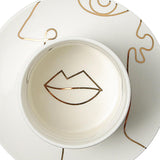 Maxbell Creative Coffee Mug Drinking Cup Drinkware for Cold Drinks Gifts for Friends Mouth Aureate