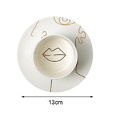 Maxbell Creative Coffee Mug Drinking Cup Drinkware for Cold Drinks Gifts for Friends Mouth Aureate