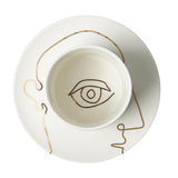 Maxbell Creative Coffee Mug Drinking Cup Drinkware for Cold Drinks Gifts for Friends Eye Aureate