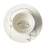 Maxbell Creative Coffee Mug Drinking Cup Drinkware for Cold Drinks Gifts for Friends Eye Aureate