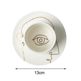 Maxbell Creative Coffee Mug Drinking Cup Drinkware for Cold Drinks Gifts for Friends Eye Aureate
