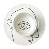 Maxbell Creative Coffee Mug Drinking Cup Drinkware for Cold Drinks Gifts for Friends Eye Black