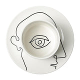 Maxbell Creative Coffee Mug Drinking Cup Drinkware for Cold Drinks Gifts for Friends Eye Black