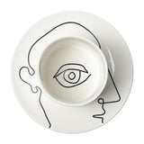 Maxbell Creative Coffee Mug Drinking Cup Drinkware for Cold Drinks Gifts for Friends Eye Black